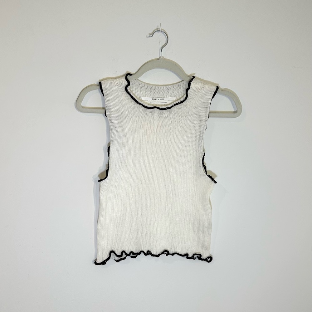 Urban Outfitters Knit- Lettuce Hem Top